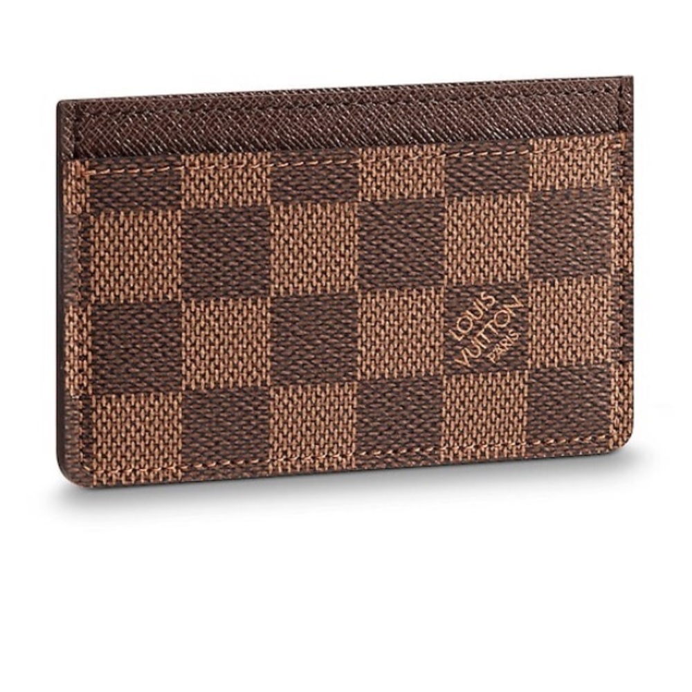 Louis Vuitton card holder in Damier Ebene